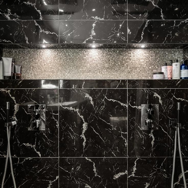 Sophisticated bathroom design